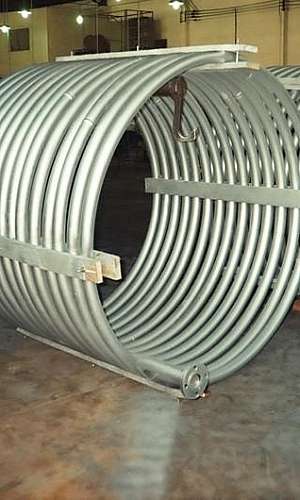 Trocador de calor serpentina Trocador de calor serpentina